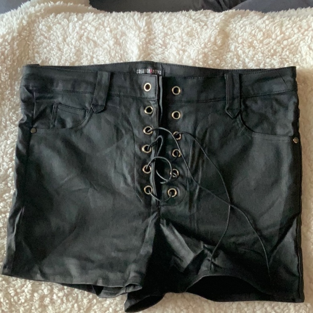 Lace Up Shorts